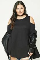 Forever21 Plus Size Open-shoulder Tunic