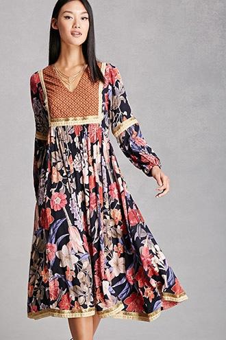 Forever21 Rd And Koko Floral Maxi Dress