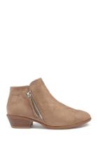 Forever21 Faux Suede Zip-ankle Booties