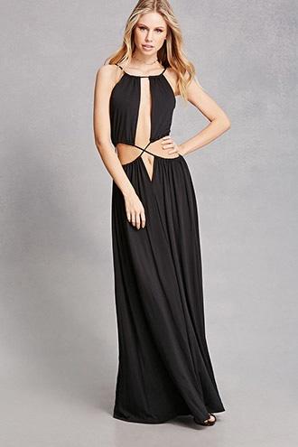 Forever21 Ruched Maxi Dress