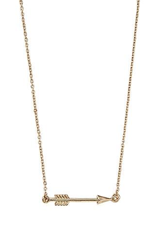 Forever21 Etched Arrow Necklace