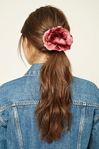 Forever21 Mauve Floral Hair Clip