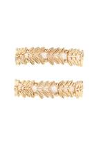 Forever21 Leaf Stretch Bracelet Set