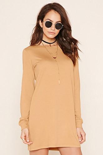 Forever21 Women's  Heathered Shift Dress