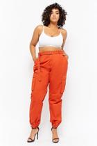 Forever21 Plus Size Belted Cargo Joggers