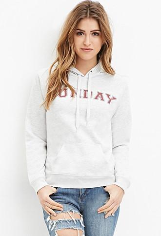 Forever21 Sunday Graphic Hoodie