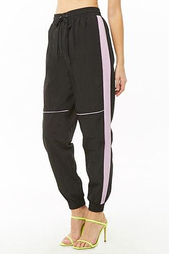 Forever21 Striped-trim Wind Pants