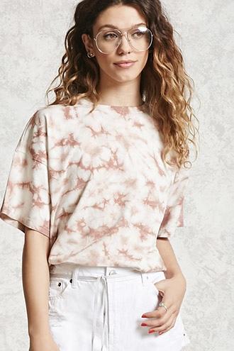 Forever21 Contemporary Tie Dye Tee
