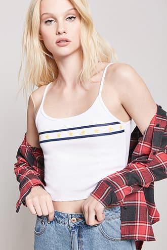Forever21 Stars & Stripes Cami