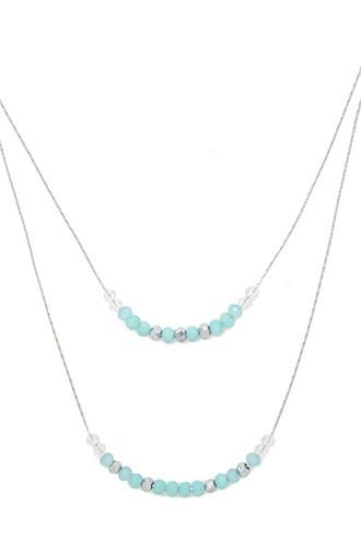 Forever21 Beaded Layered Necklace