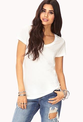 Forever21 Favorite V-neck Tee