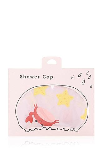 Forever21 Crab Print Shower Cap