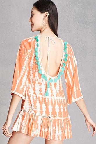 Forever21 Z&l Europe Tasseled Dress
