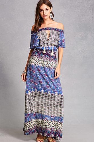Forever21 Indika Floral Maxi Dress