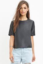 Forever21 Faux Leather Top