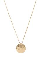 Forever21 Dimpled Pendant Necklace