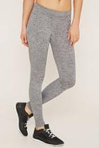 Forever21 Women's  Charcoal Active Heathered Leggings
