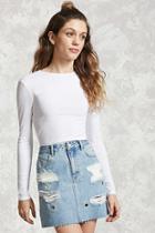 Forever21 Textured Stripe Knit Top