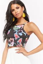 Forever21 Tropical Cropped Cami