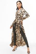 Forever21 Leopard Print High-low Tunic