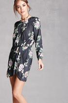 Forever21 Women's  Navy Selfie Leslie Floral Dress