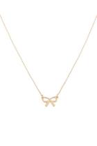 Forever21 Bow Pendant Chain Necklace