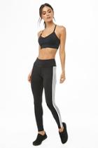Forever21 Active Contrast-striped Leggings