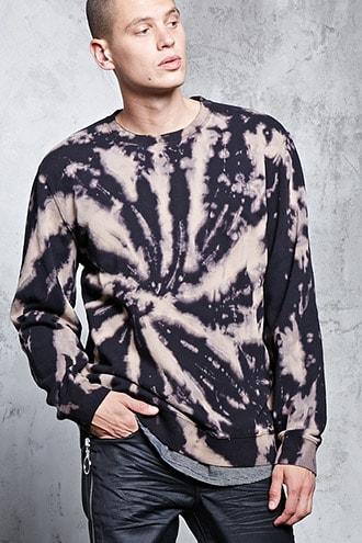 Forever21 Tie-dye Knit Sweatshirt