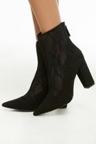 Forever21 Lace Ankle Boots