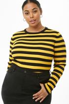 Forever21 Plus Size Striped Sweater
