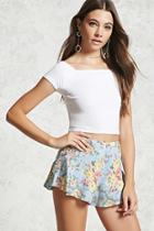 Forever21 Floral Flowy Shorts