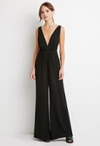 Forever21 Plunge V-neck Jumpsuit