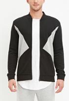 21 Men French Terry Colorblocked Jacket