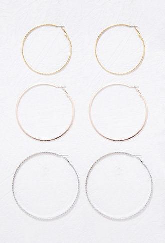 Forever21 Hoop Earring Set