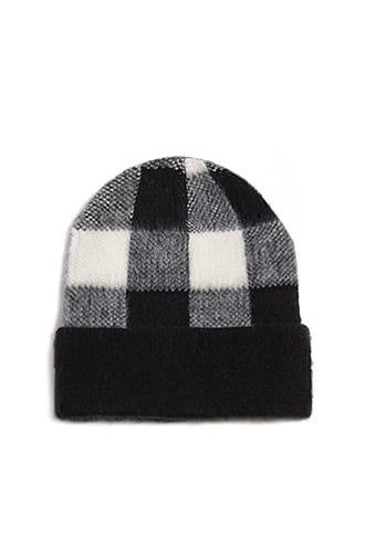 Forever21 Tartan Plaid Beanie