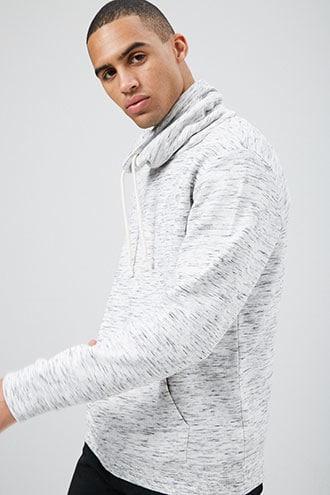 Forever21 Heathered Cowl Neck Pullover