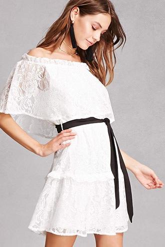 Forever21 Oh My Love Lace Mini Dress