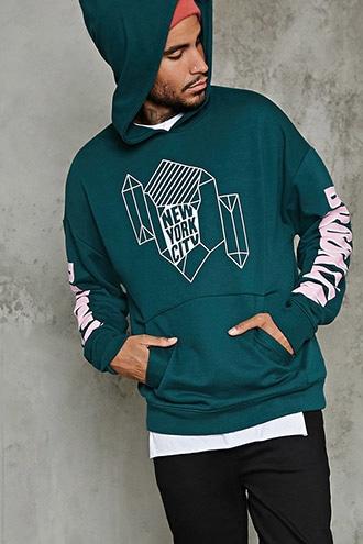 Forever21 New York City Graphic Hoodie