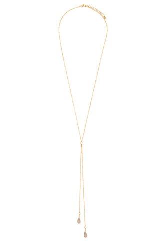 Forever21 Faux Stone Drop Necklace