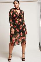Forever21 Plus Size Sheer Floral Tunic