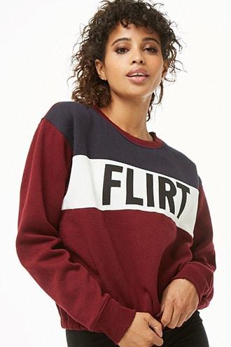Forever21 Flirt Graphic Sweatshirt