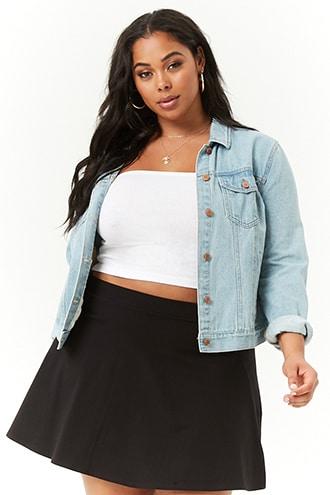 Forever21 Plus Size Skater Mini Skirt