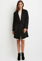 Forever21 Women's  Shawl Collar Belted Coat