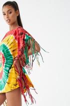 Forever21 Tie-dye Kaftan Swim Cover-up