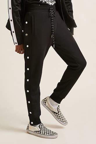 Forever21 French Terry Tearaway Joggers