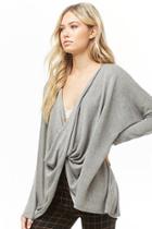 Forever21 Cowl Twist-front Sweater