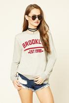 Forever21 Women's  Brooklyn French Terry Top