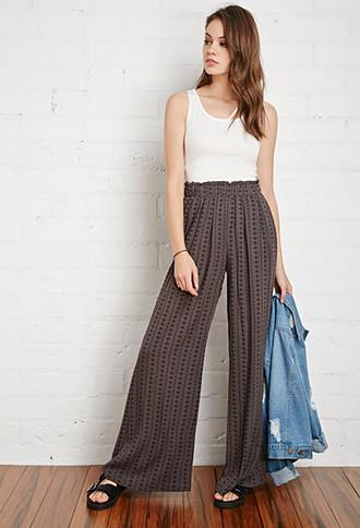 Forever21 Diamond Print Pants