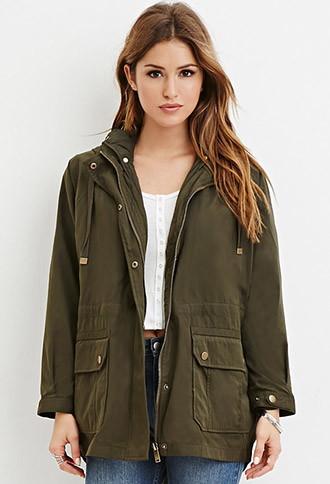 Forever21 Women's  2-in-1 Utility Jacket