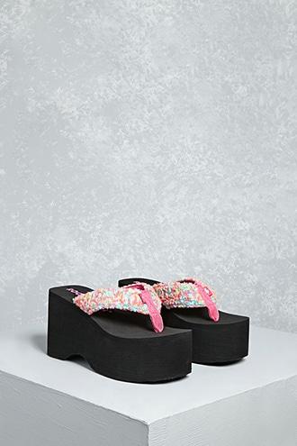 Forever21 Rocket Dog Tweed Platforms